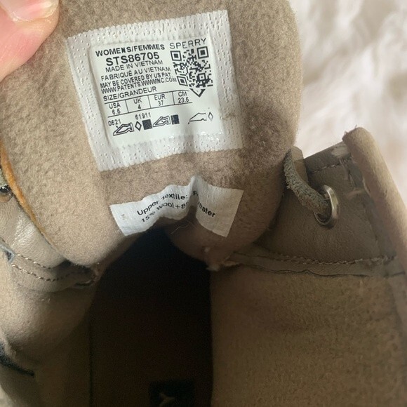 Sperry plaid wool Duckboots Size 6.5 - Picture 7 of 8